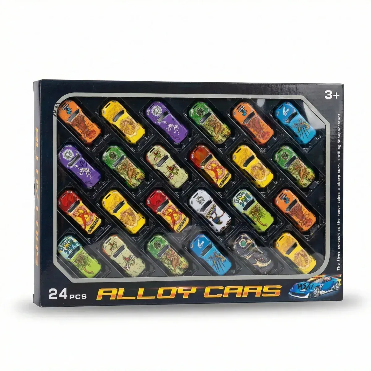 24Pc Colorful Mini Cars for Kids
